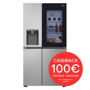 Foto frontale del frigorifero LG GSGV80PYLD